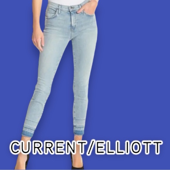NWT Current/Elliot Stiletto High-Rise Skinny Jeans in Joey Light Vintage. Sz 26 - Picture 2 of 16